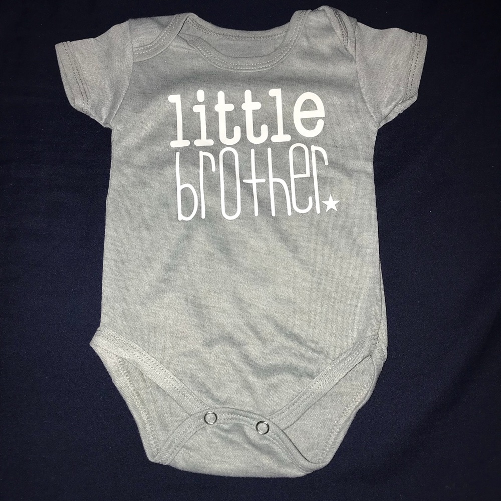 Newborn Little Brother Onesie NEW